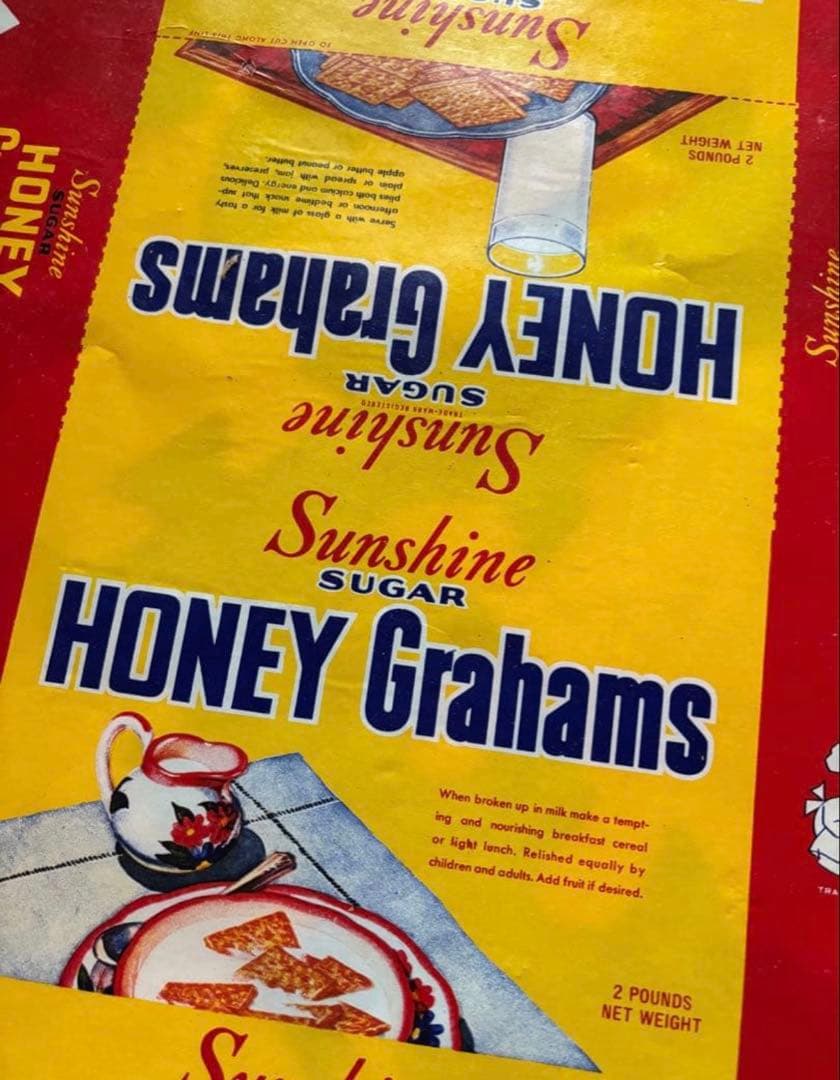 海外紙物　sugar honey grahamsラッピングペーパー50柄　ラスト