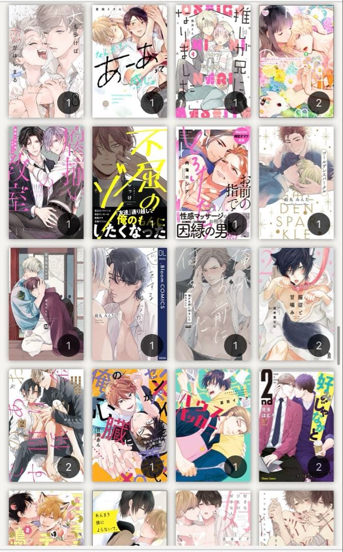 最終値下げ！BL ボーイズラブ 漫画 人気巻多数！！ 合計531巻