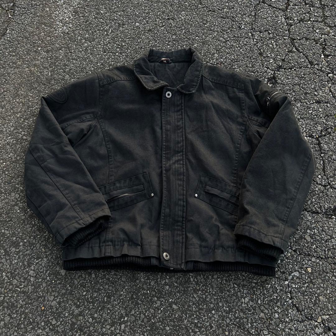 Harley-Davidson似 90s スタッズ ジャケット y2k ダック