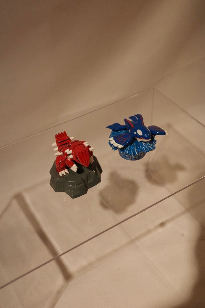 ポケモン モンコレ カイオーガ グラードンクリア 台座付きTOMY初期AG レア