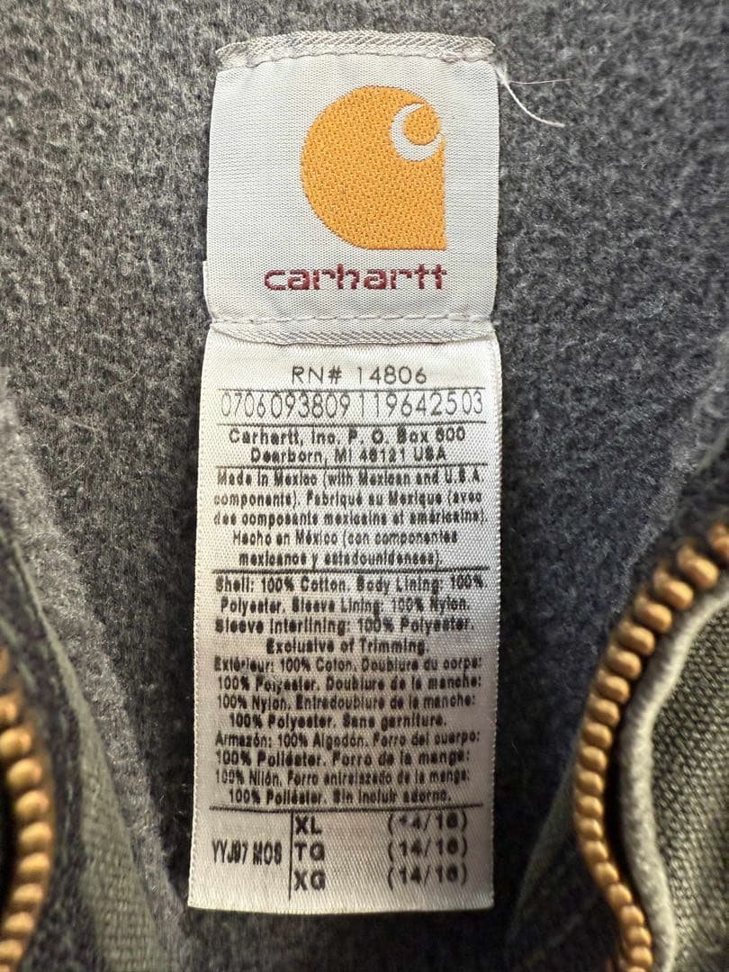 ホ*ン様 Carhartt デトロイトジャケット　YYJ97 MOS