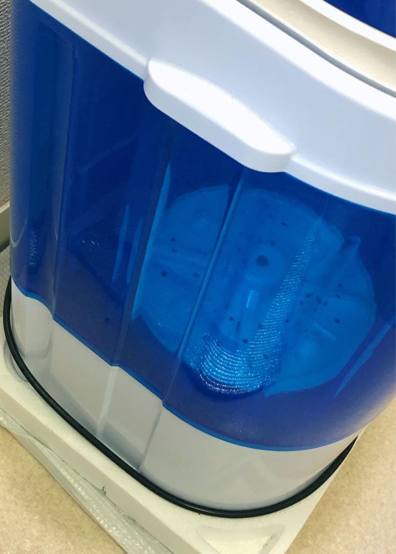 (美品送料込)2.0K 説明書付ミニ洗濯機　EEX-CD018 個別洗いに便利