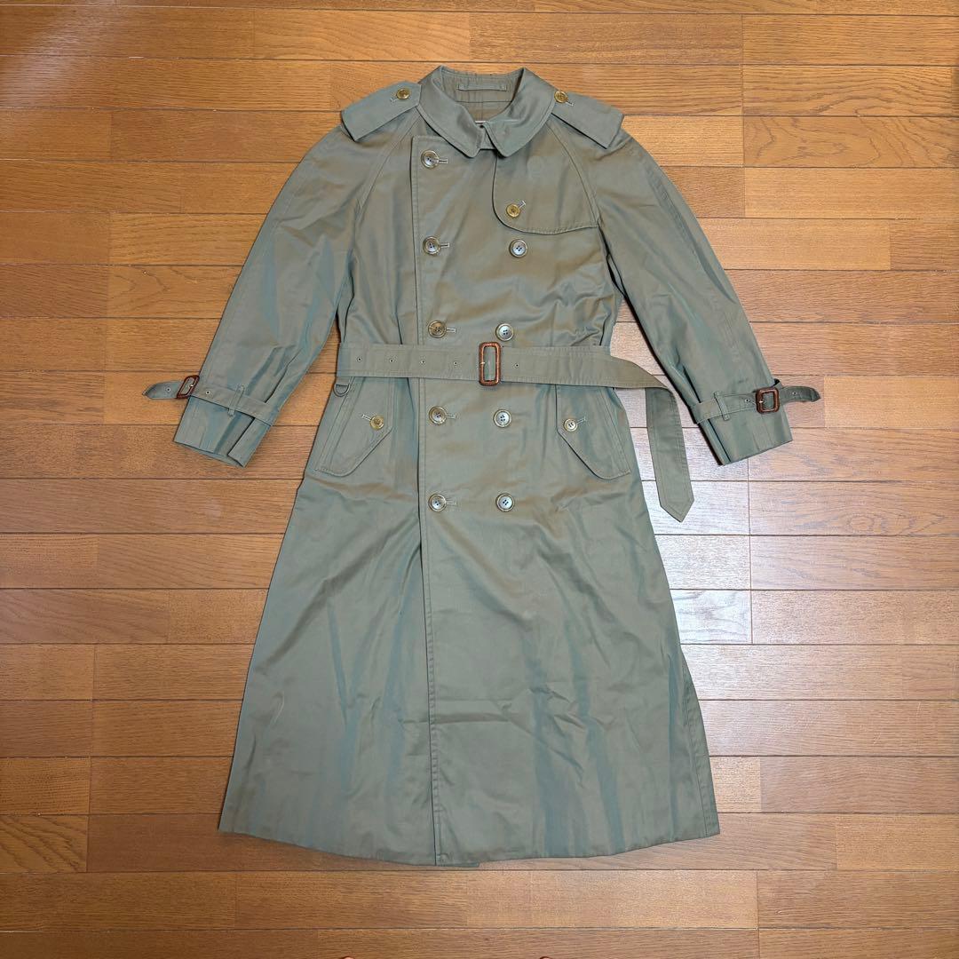 BURBERRYバーバリー 90sトレンチコートライナー付き 玉虫色