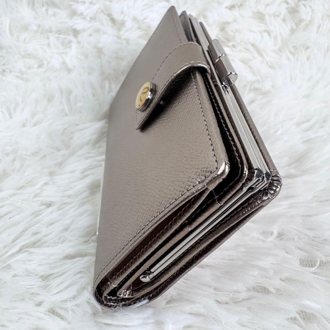 【定価55000円】新品 アニエスベー がま口 財布 ゴールド