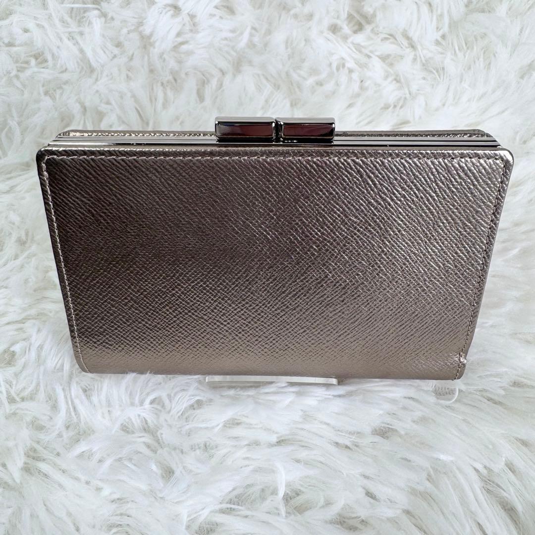 【定価55000円】新品 アニエスベー がま口 財布 ゴールド