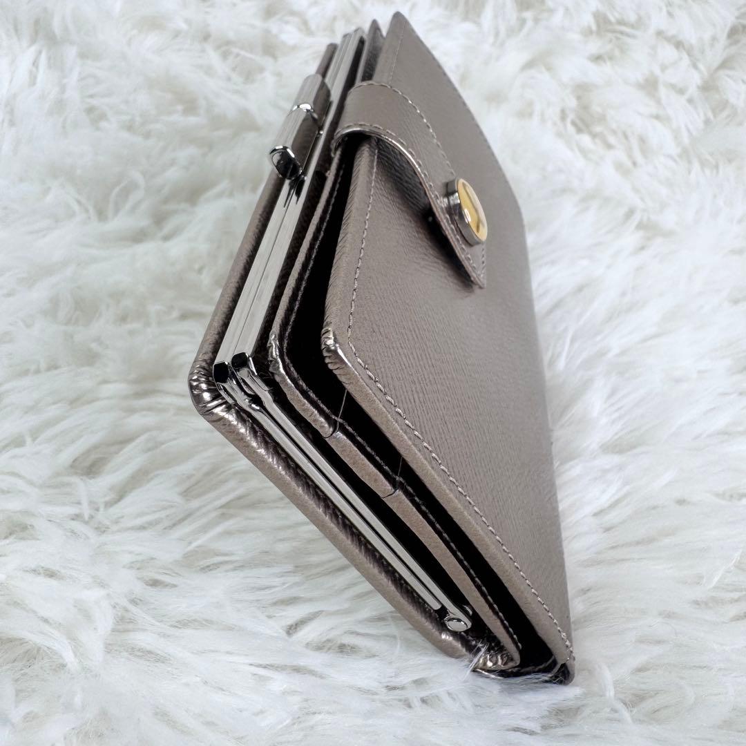 【定価55000円】新品 アニエスベー がま口 財布 ゴールド