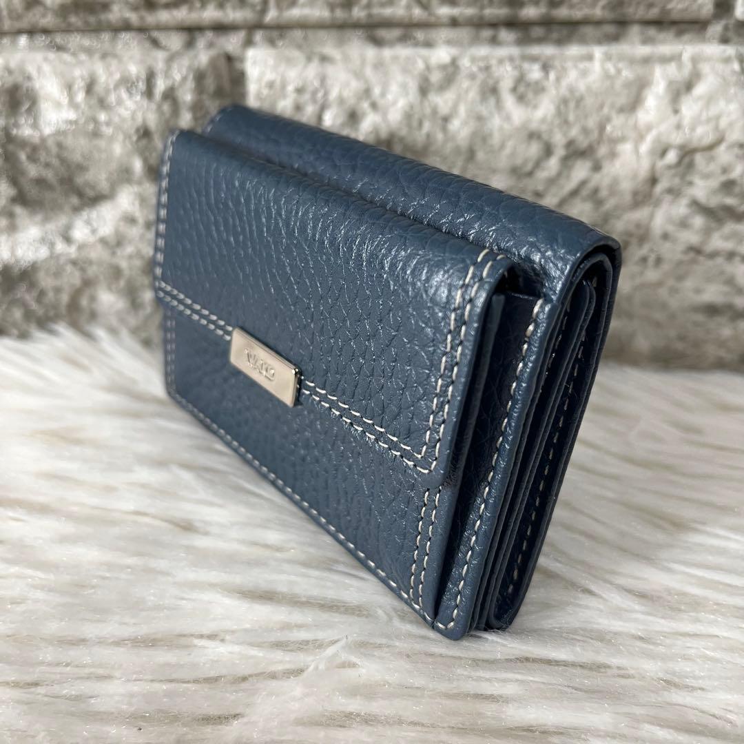 【美品】WAKO 銀座和光　レザー　三つ折り財布　ミニ財布