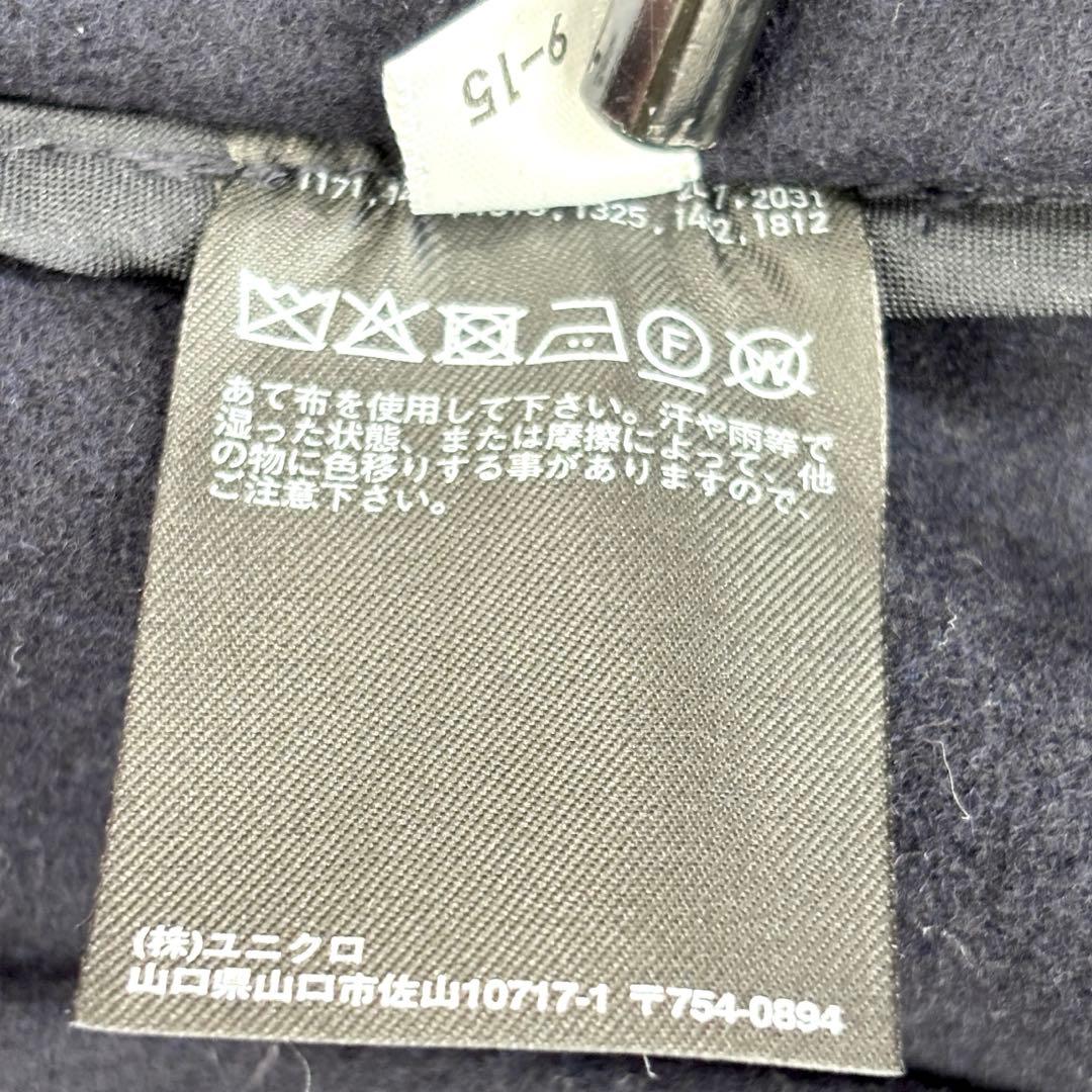 【新品】 ユニクロ +J ウール ダッフルコート オーバーサイズ ネイビー XL