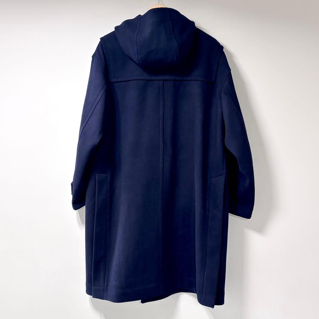 【新品】 ユニクロ +J ウール ダッフルコート オーバーサイズ ネイビー XL