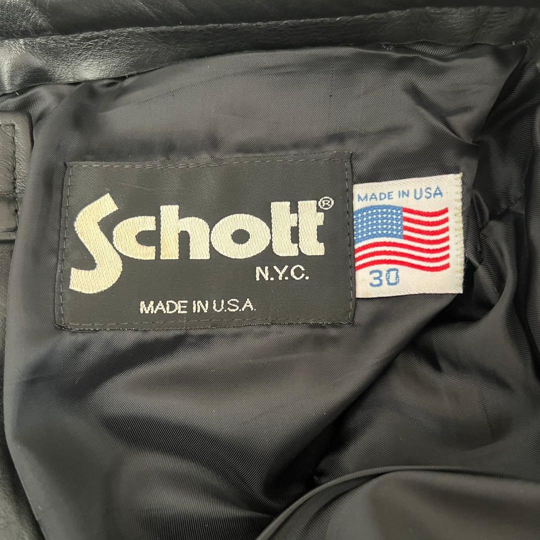 Schott レザーパンツ　w30