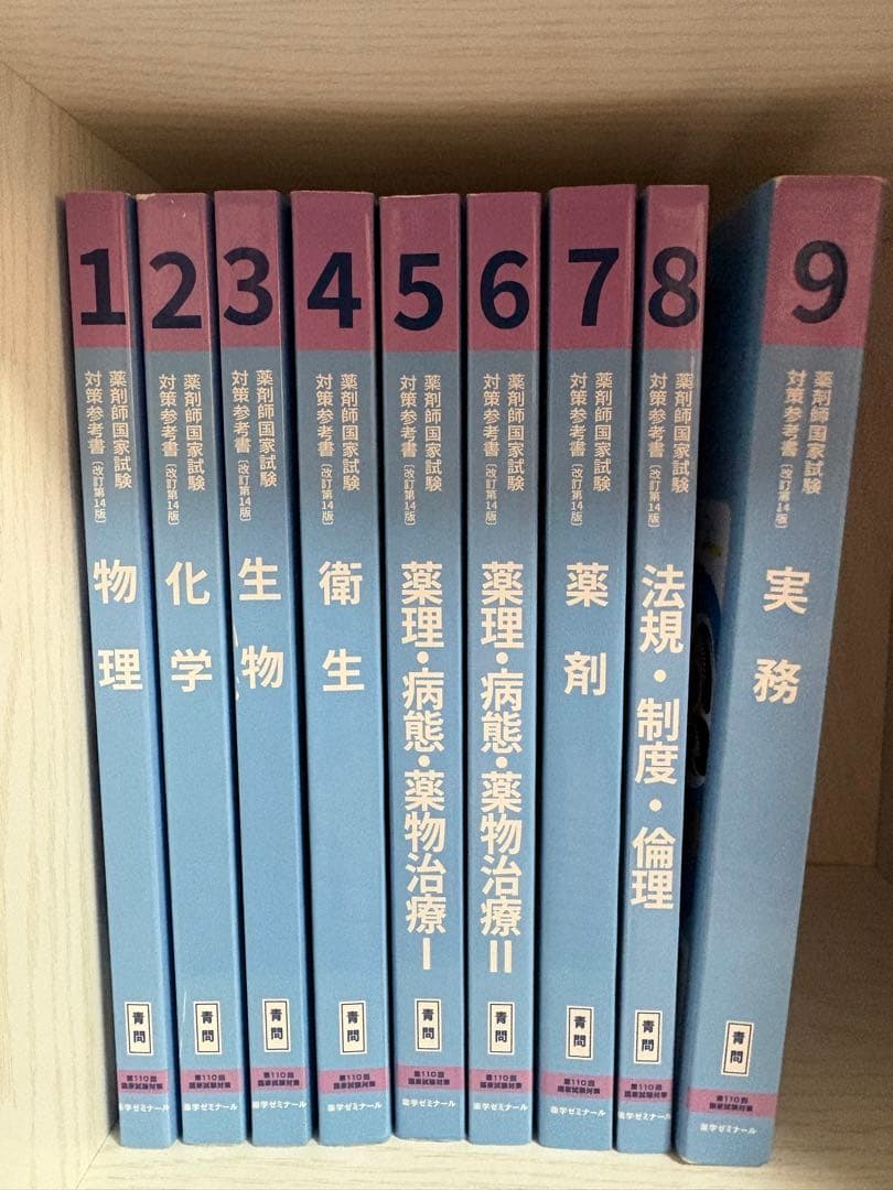 薬剤師国家試験 青本 青問 全巻セット