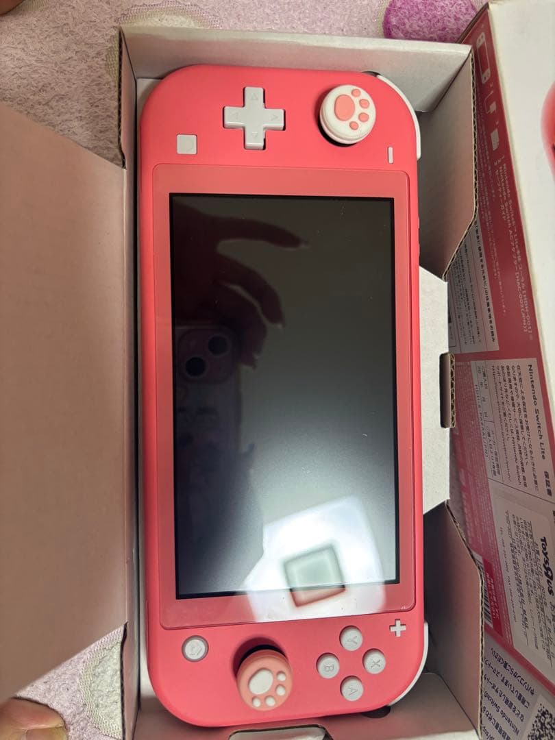 【美品】Switch lite コーラル