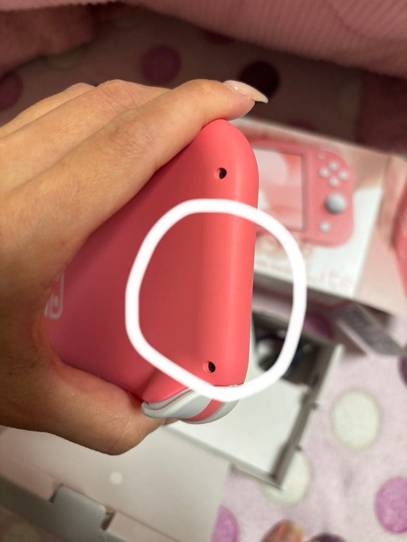 【美品】Switch lite コーラル