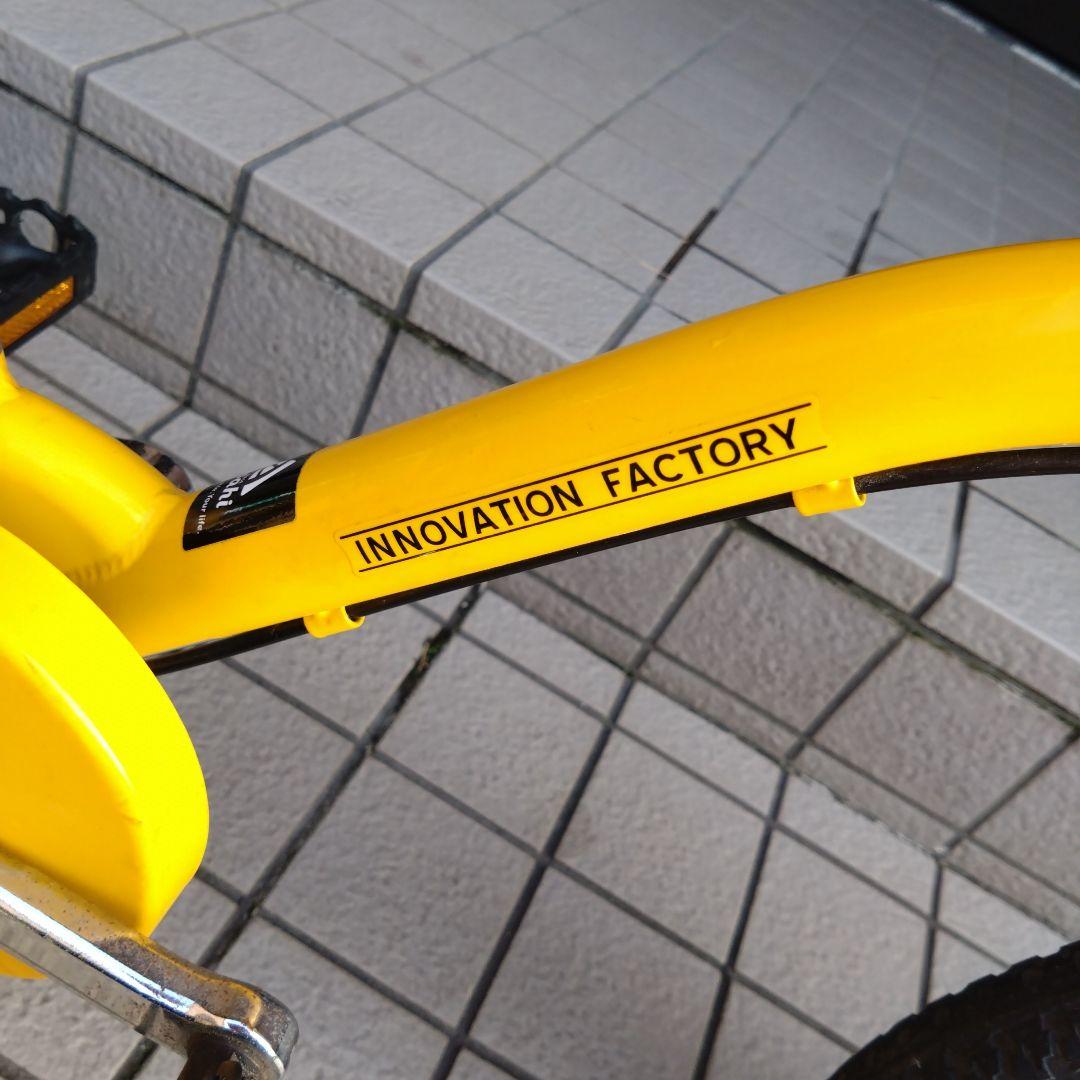 イエロー 14インチ 幼児用自転車 補助輪付き ASAHI