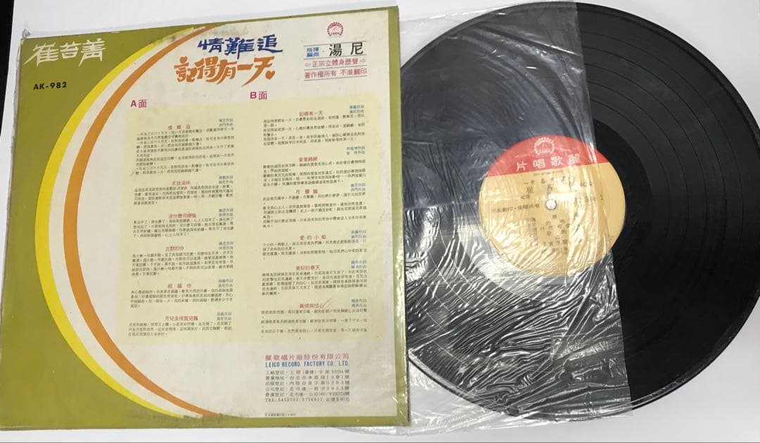 【いいね不要】レコード 崔苔菁
