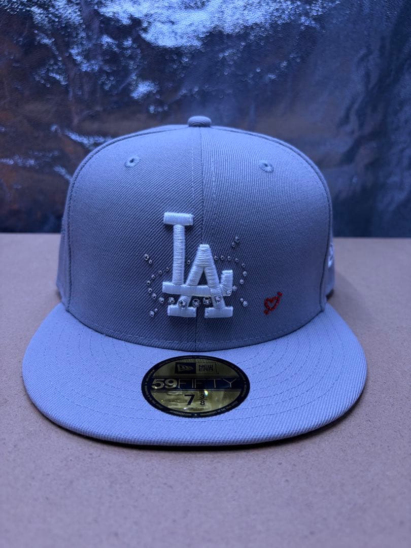 Couture LA Dodgers キャップ グレー 7 3/8 newera