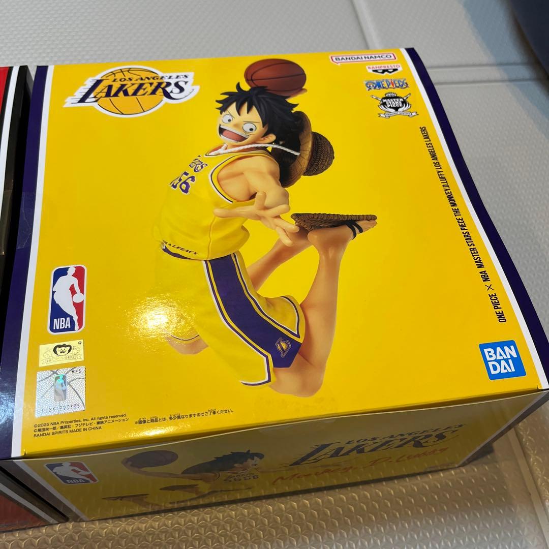 ワンピース ルフィ nba フィギュア レイカーズ ブルズ