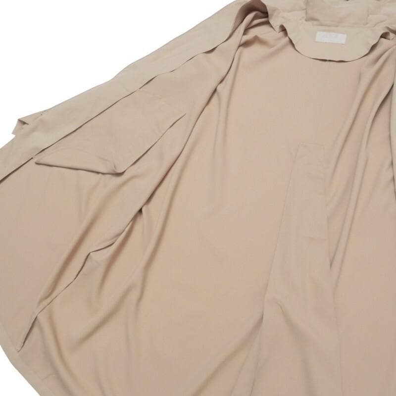 Plage ハッスイドルマンコート 2025SS　ジップアップ フード付き