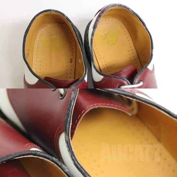 Dr.Martens サドルシューズ 5ホール UK8 白×茶 071K16