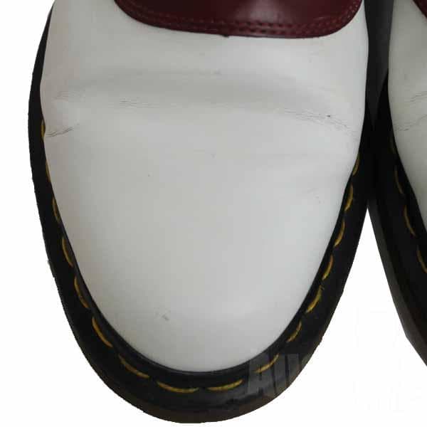 Dr.Martens サドルシューズ 5ホール UK8 白×茶 071K16