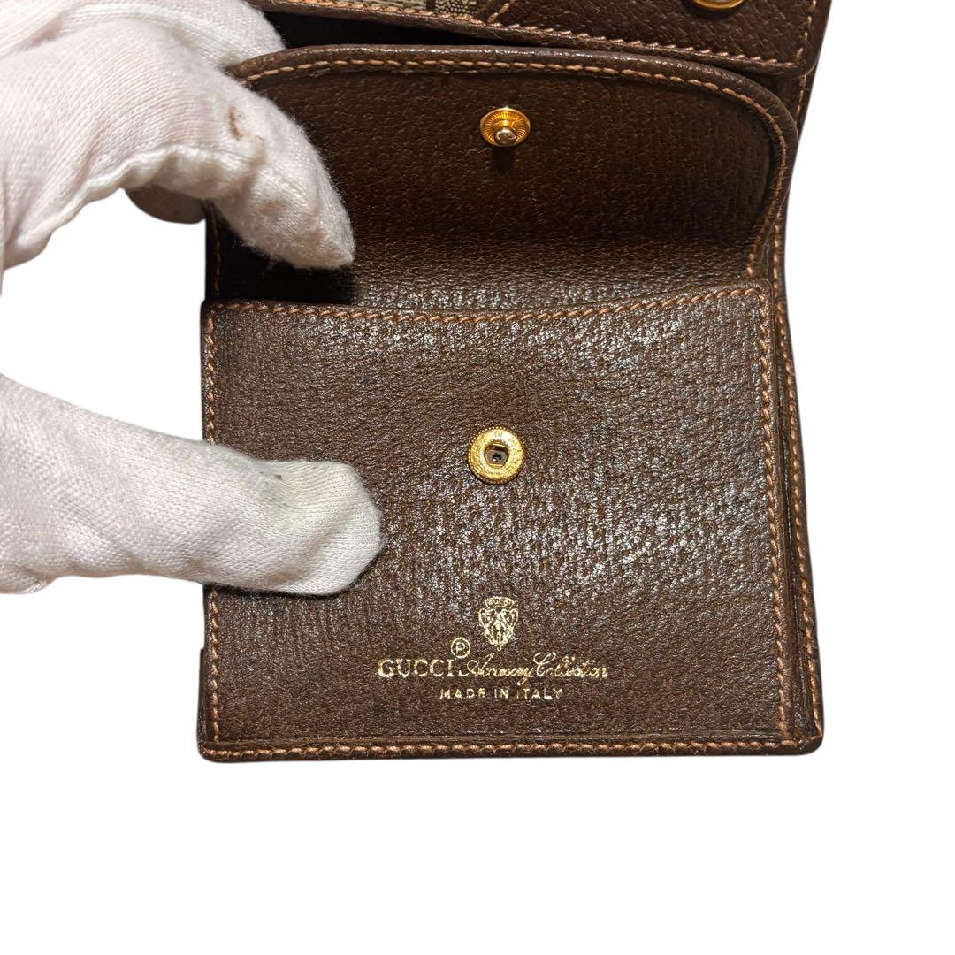 Gucci GGキャンバス 三つ折り財布
