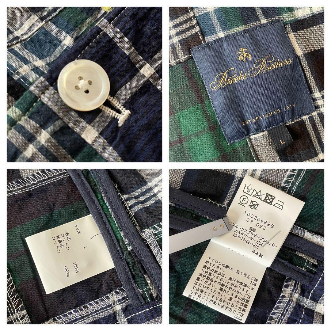 Brooks Brothers マドラスチェック テーラードジャケット L