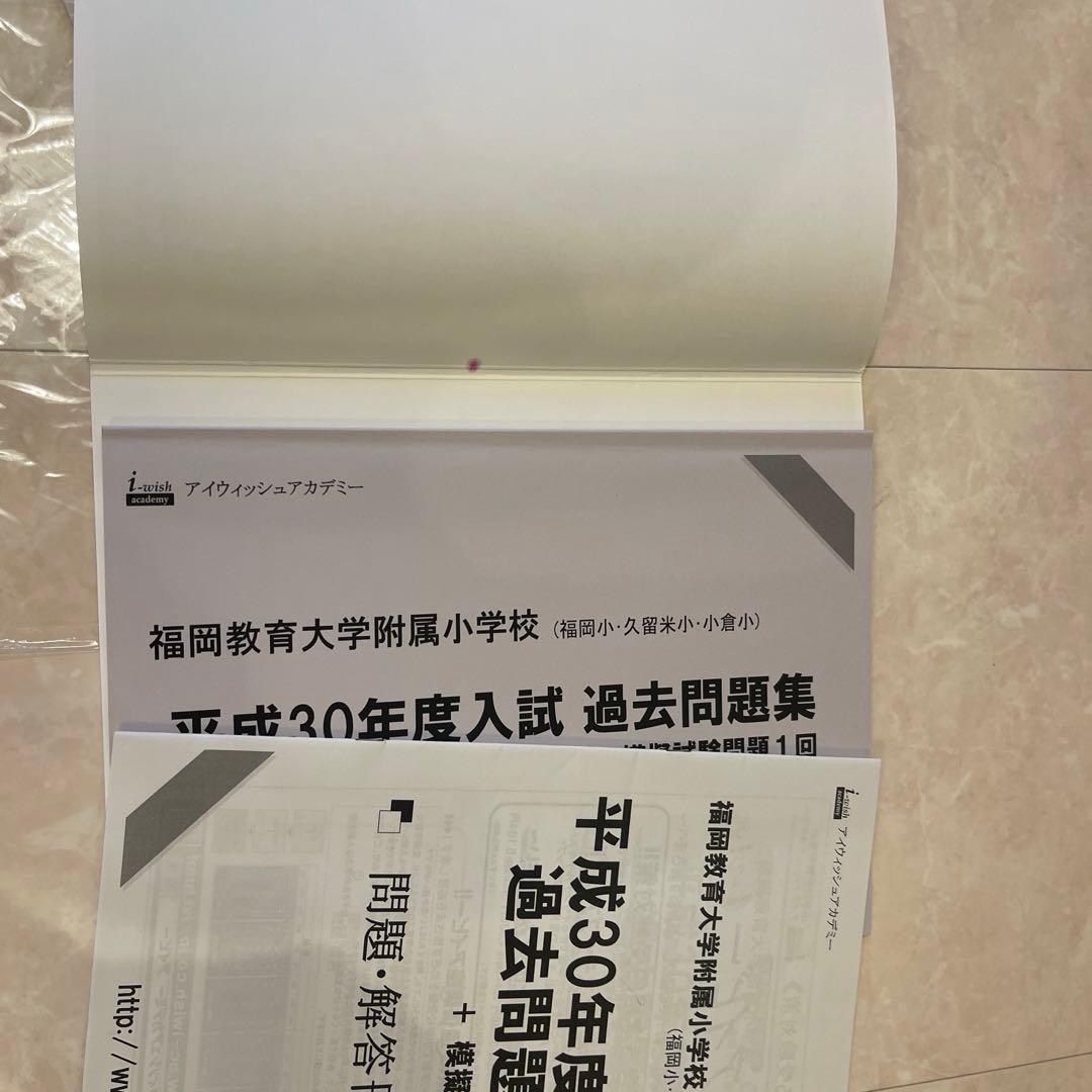 福岡教育大学附属小学校 過去問題集 附属小　過去問