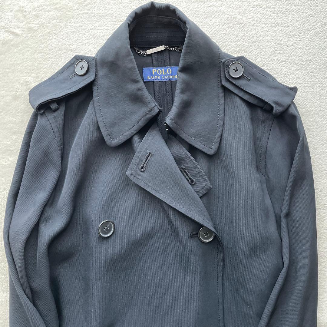 POLO RALPH LAUREN トレンチコート ブラック S サイズ0