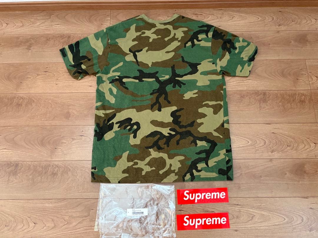 トップス Supreme Skull Tee Woodland Camo XL
