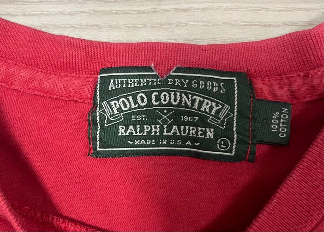 【希少】POLO CONTRY アメリカ製 プリントTシャツ