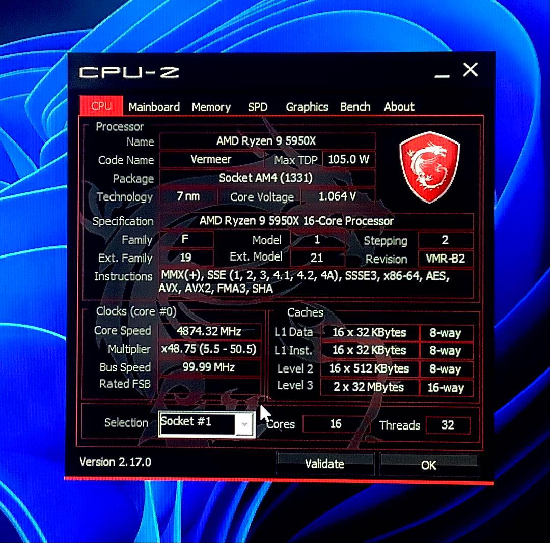 Ryozen 5950X マザボB550M セット売り保証期間内