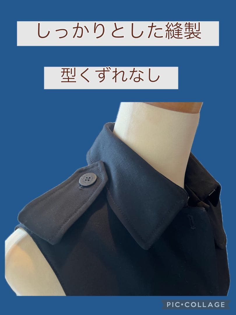 バーバリー　ノースリーブ　黒ワンピース