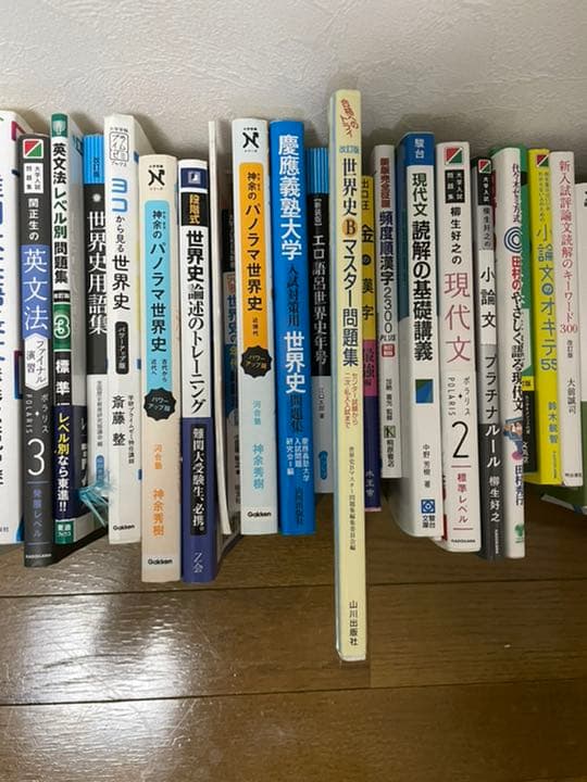 私立難関大学受験参考書(英語 世界史 国語 過去問)