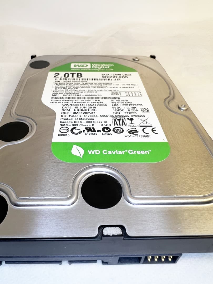 ま*つ様 WD GREENシリーズ★2TB HDD 2台セットで超お買い得オーク