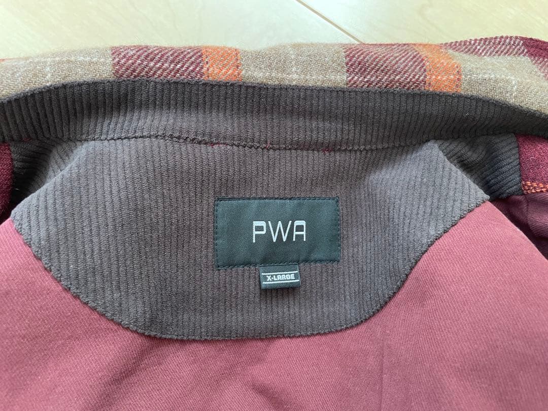 【PWA】REFINE-WOOL CHK DRIZZLER BEIGE CHK