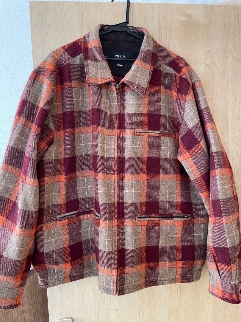 【PWA】REFINE-WOOL CHK DRIZZLER BEIGE CHK