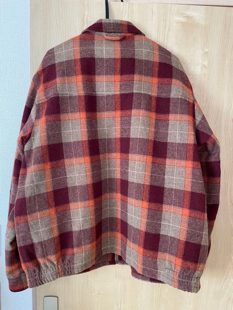 【PWA】REFINE-WOOL CHK DRIZZLER BEIGE CHK