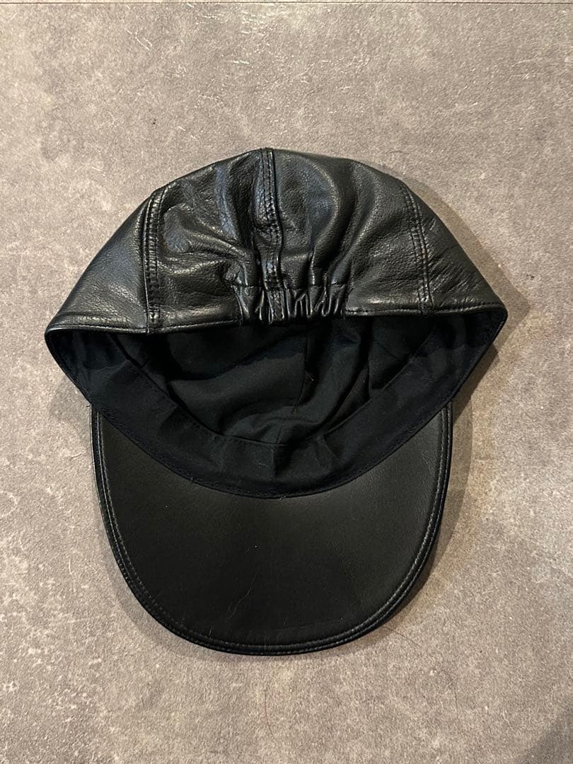 帽子 Y's for men leather cap