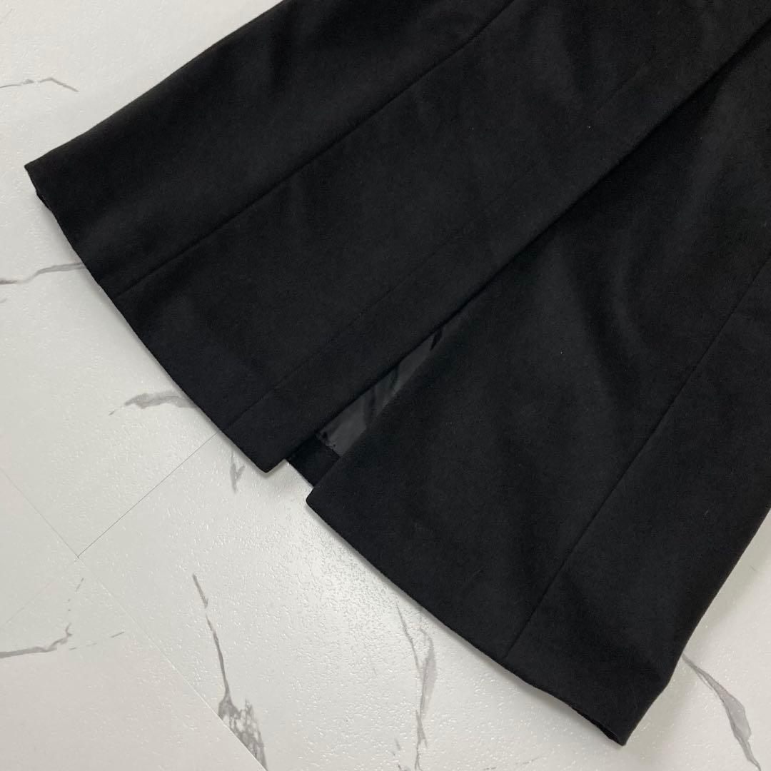 QUEENS COURT✨カシミヤ100% ステンカラーコート　比翼ボタン 美品