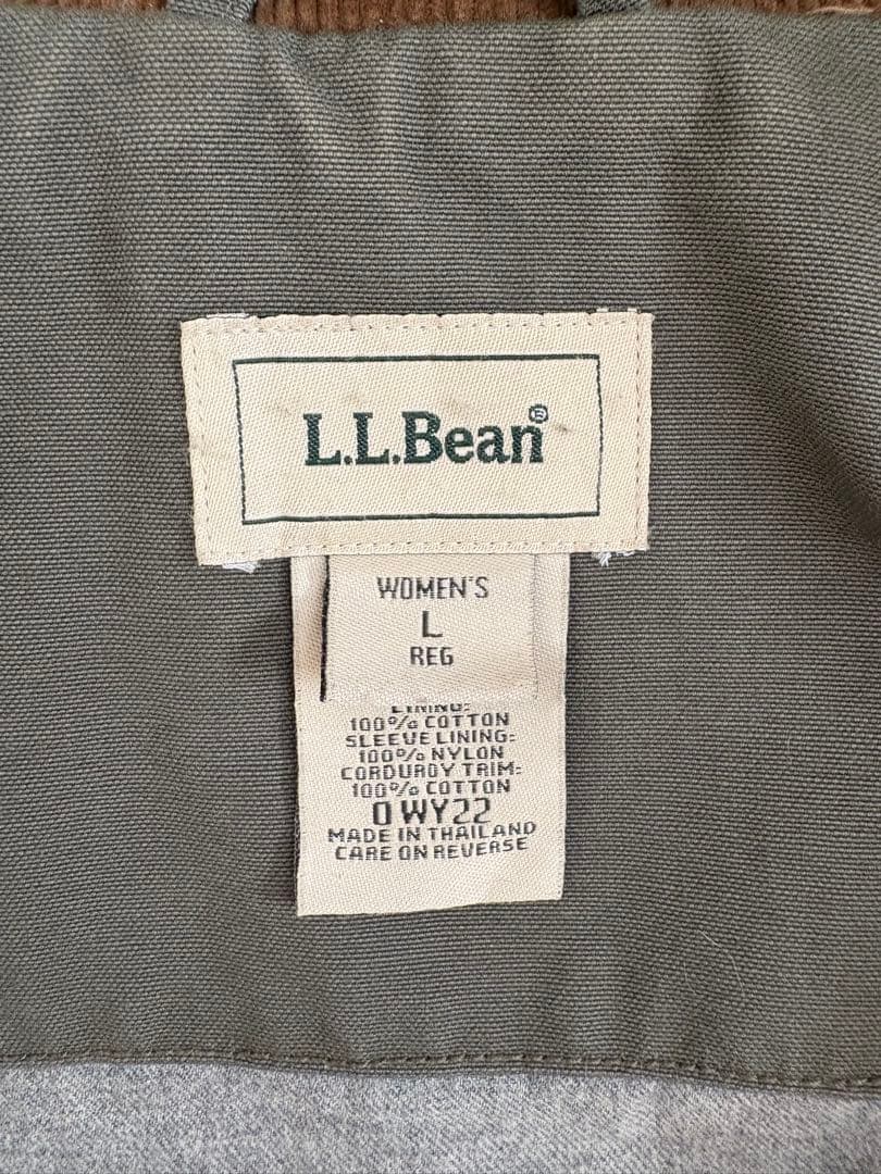 L.L.Bean ミリタリージャケット Lサイズ オリーブグリーン