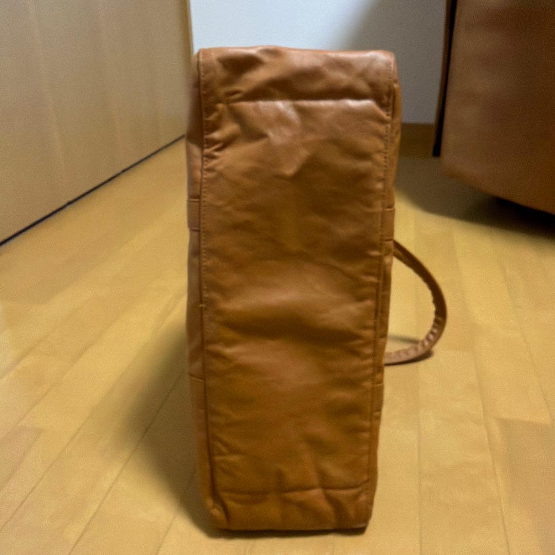 ポーター　キャメル　ミニボストンバッグ　中古品