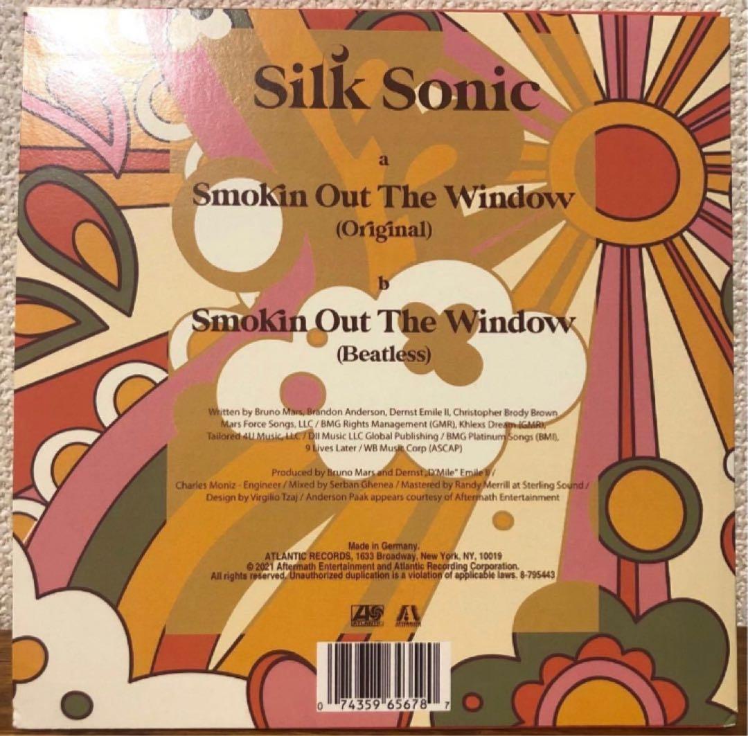 silk sonic smokin out the window 7インチ