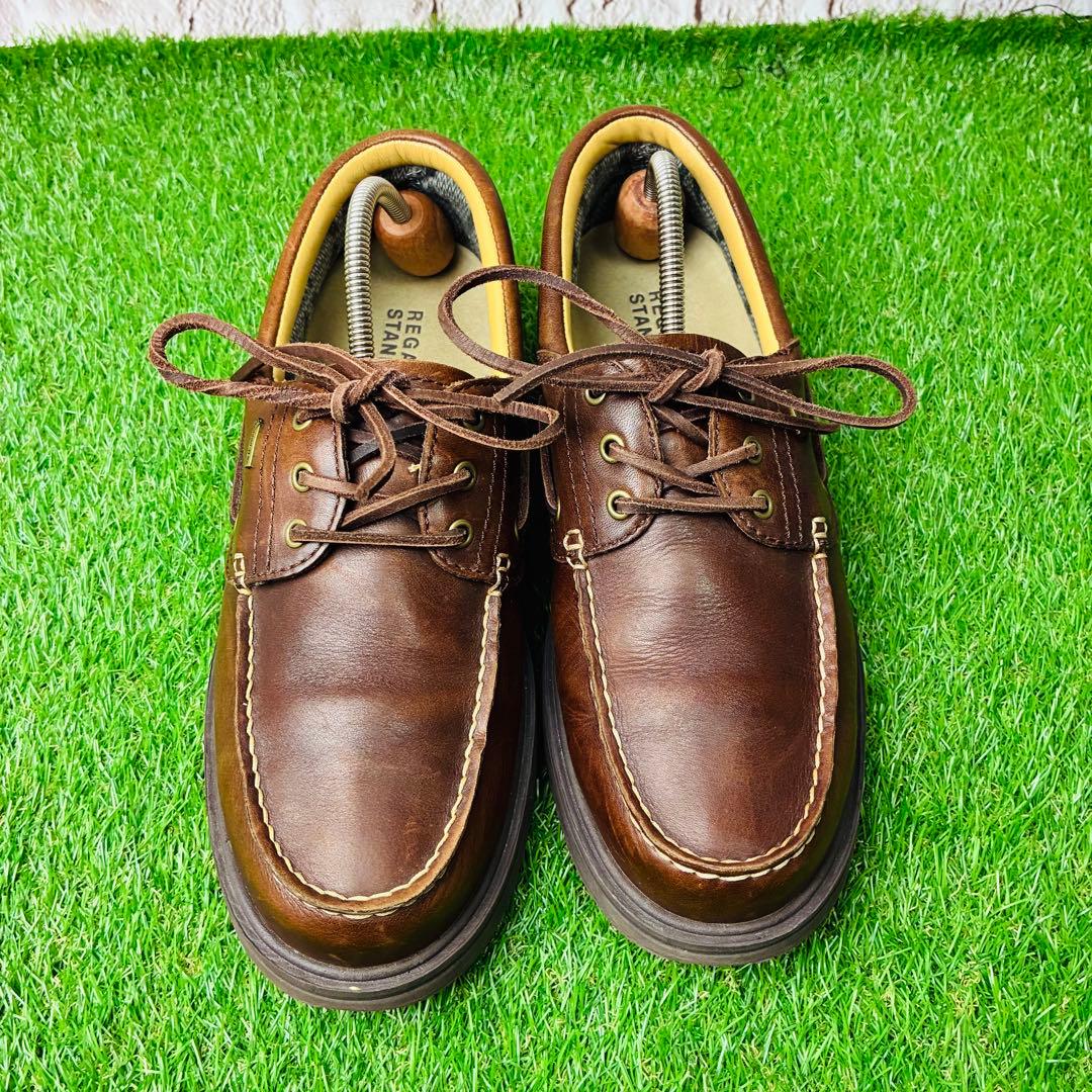 【極美品】REGAL デッキシューズ ゴアテックス 3eye 本革 厚底 25