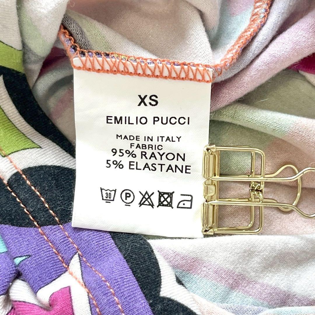 EMILIO PUCCI エミリオプッチ カットソー【XS】半袖総柄D119