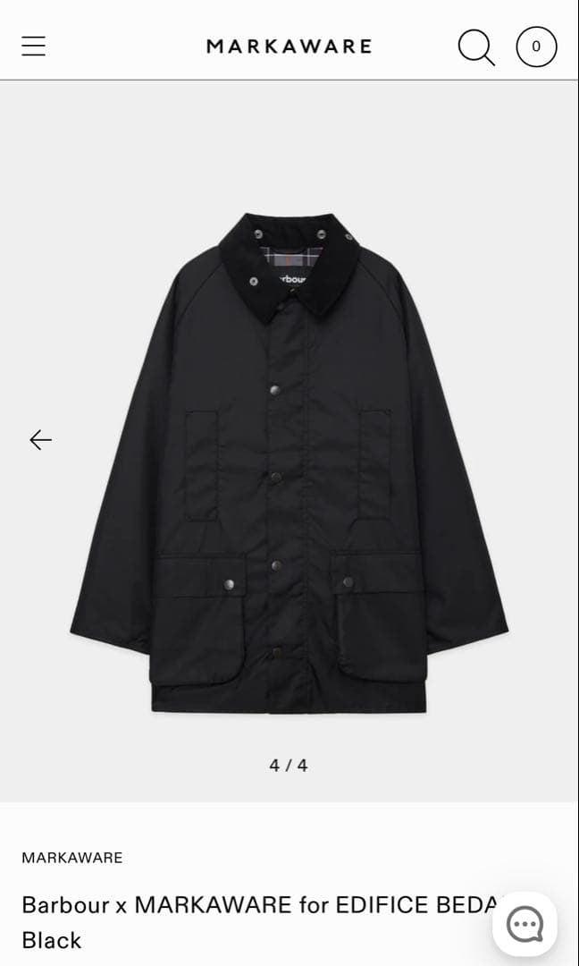 ジャケット・アウター Barbour x MARKAWARE black 2