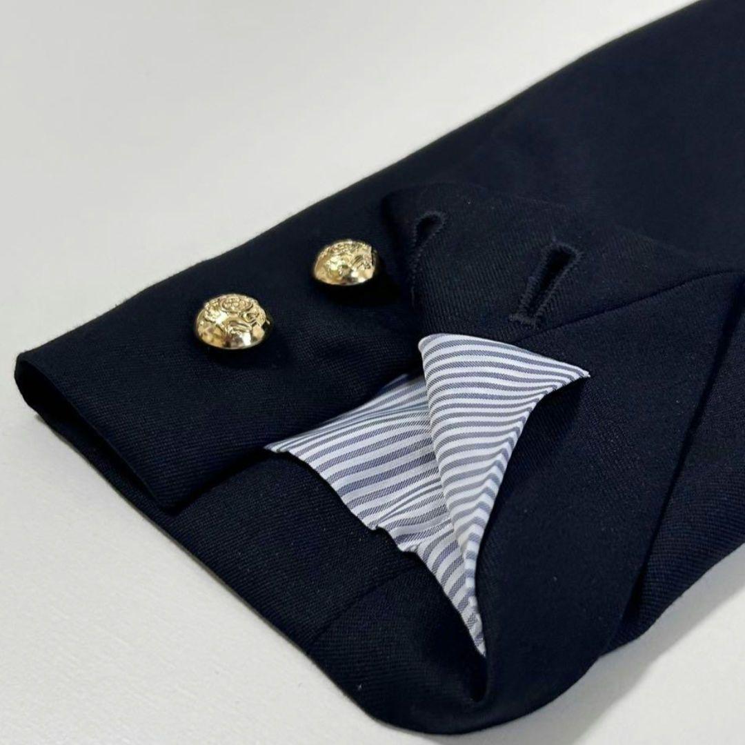 【美品】BEAMS BOY 金ボタン 紺ブレ テーラードジャケット ネイビー