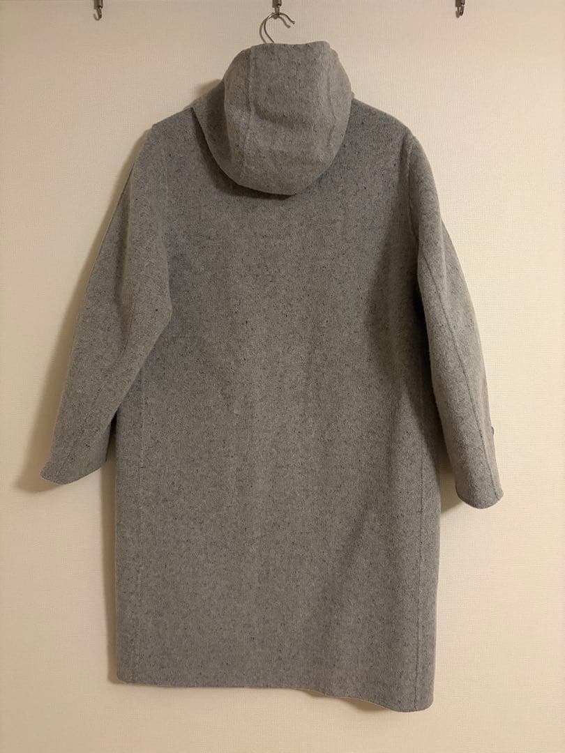 MUJI LABO カシミア混　ダッフルコート　ライトグレー　L