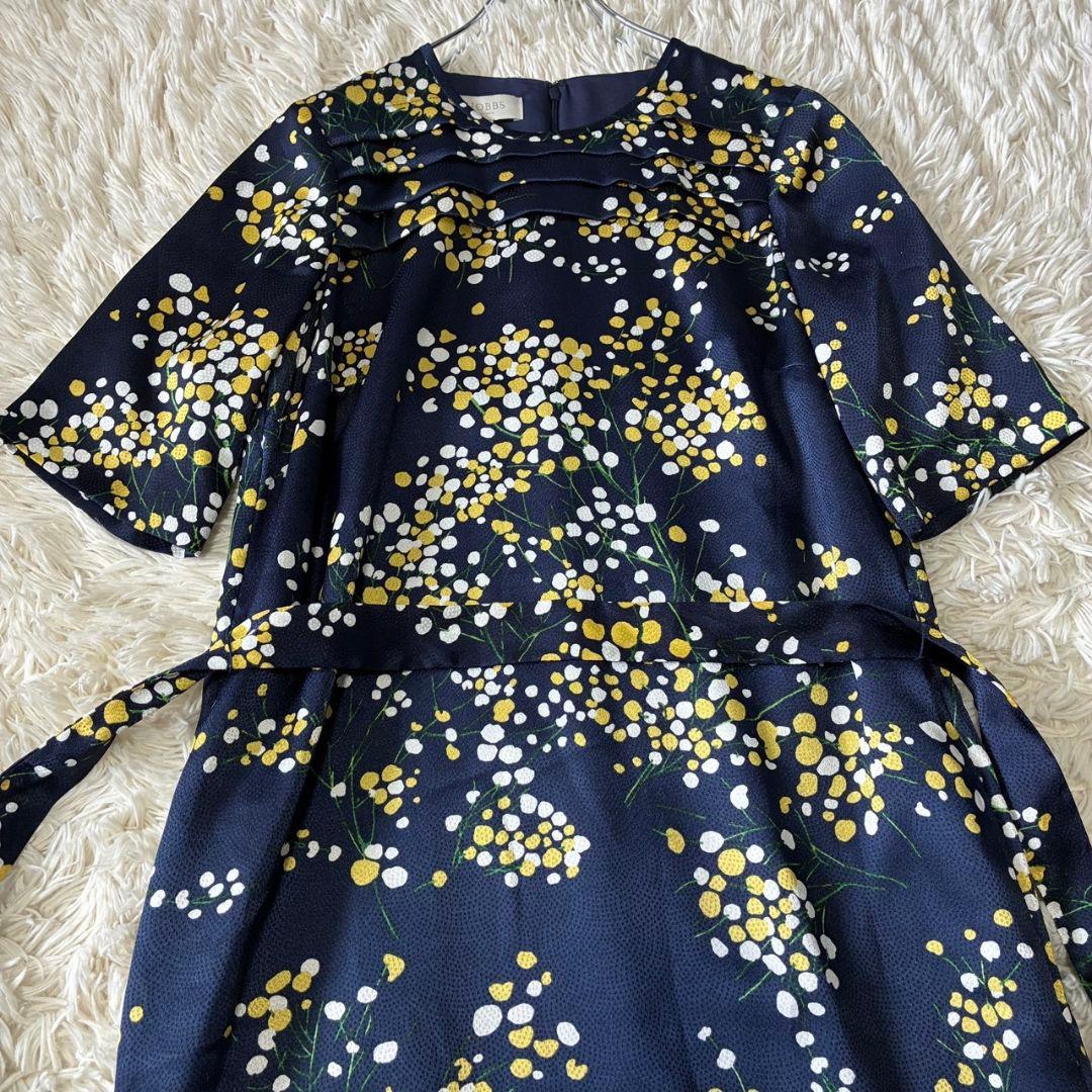 HOBBS LONDON ホッブスロンドン 花柄 ワンピース