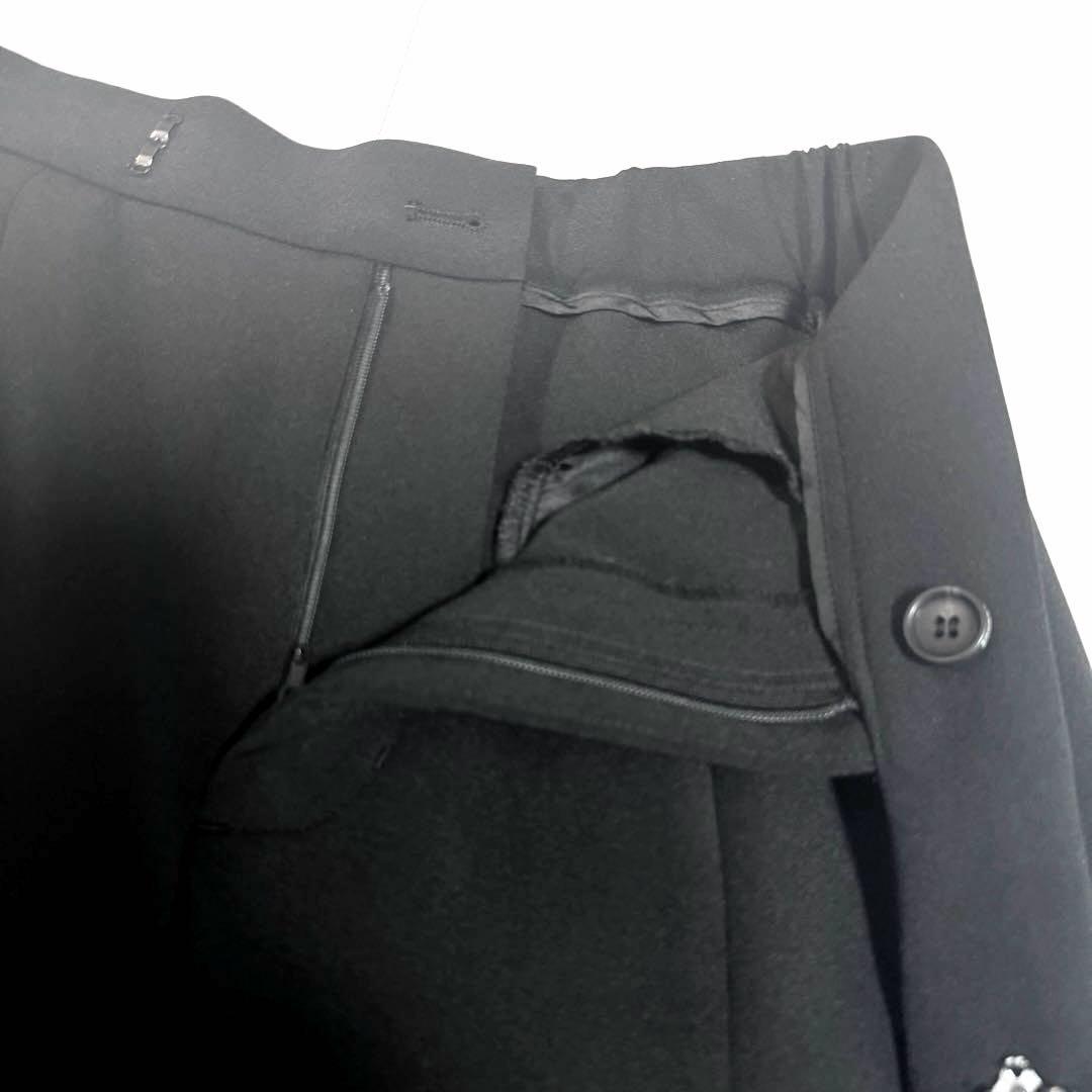 【美品】2025✨️アニュアンス ストレッチ スリット フレア パンツ 黒 M