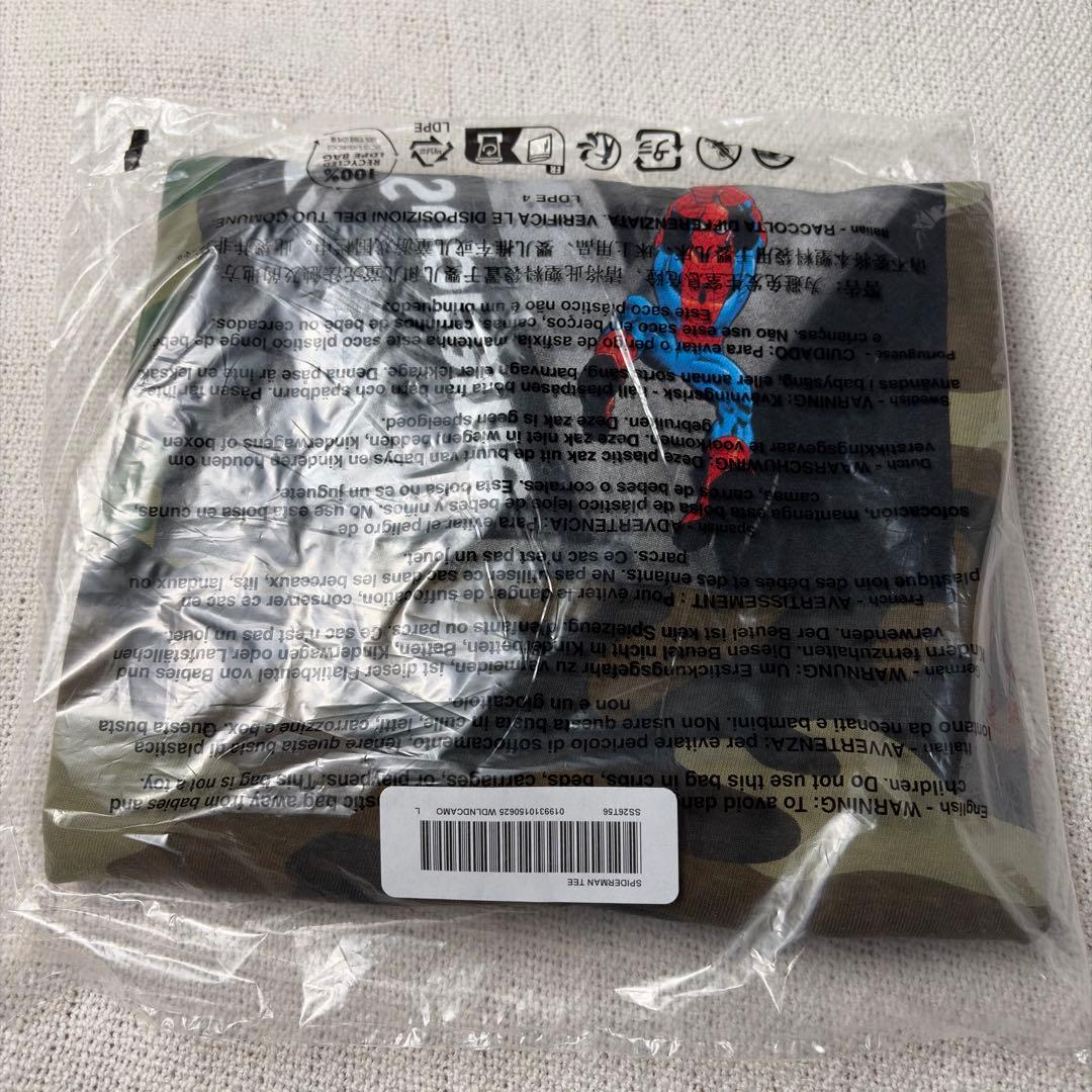 トップス Supreme Spider Man Tee Woodland Camo L